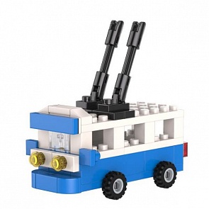 Конструктор  «Tроллейбус» из серии «Легко сложить» (Город мастеров, BB-8897-R)